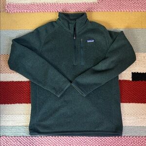 Patagonia Men's Better Sweater 1/5 Zip - Forest Green